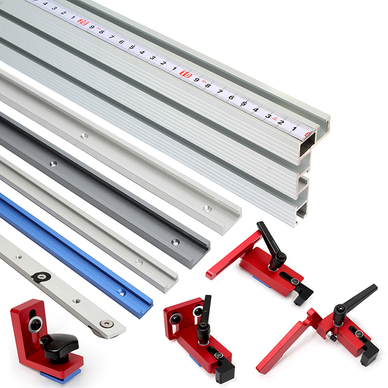 Dowel Jig Kit - 1Pc 19/30/45/75Typ T-tracks T-Slot Aluminiowy stop
