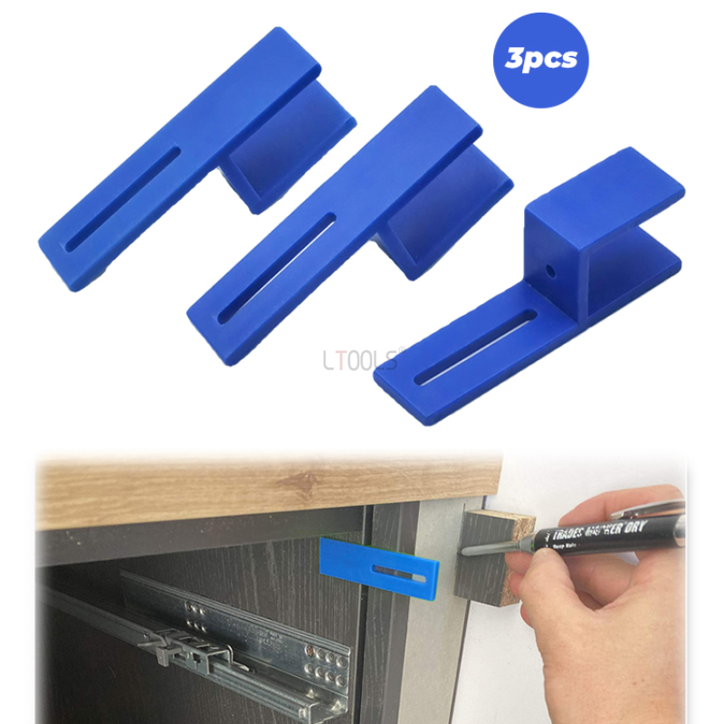 Dowel Jig Kit - 3 szt. 18mm przyrządy zamykający klips
