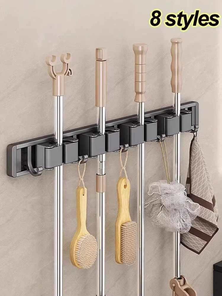 Workshop Tools On Wall - Organizer na mopa i miotły Uchwyt