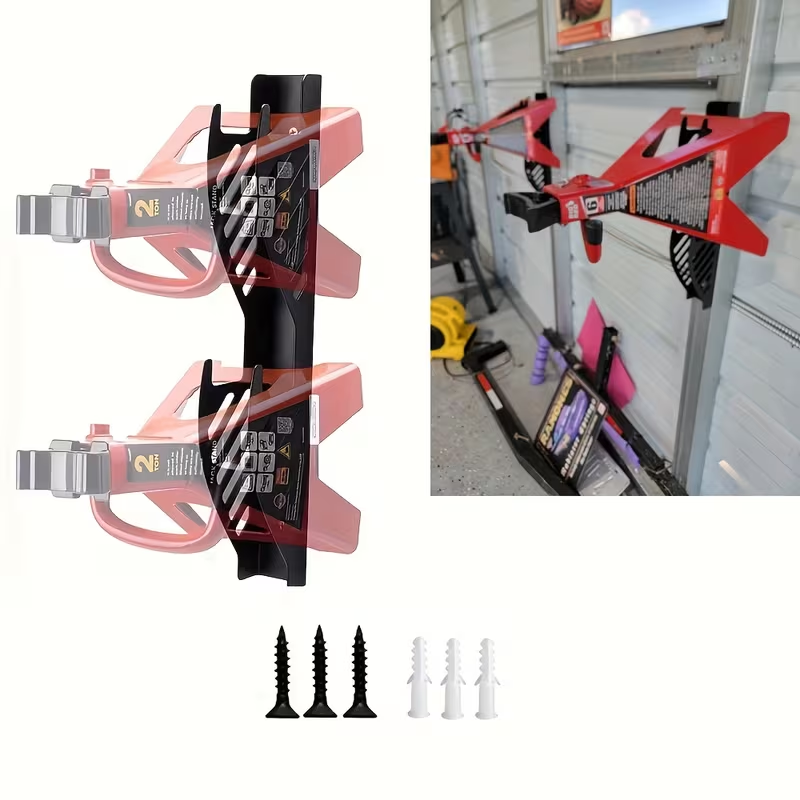 Workshop Tools On Wall - Uchwyt ścienny na podnośniki: Stojak do