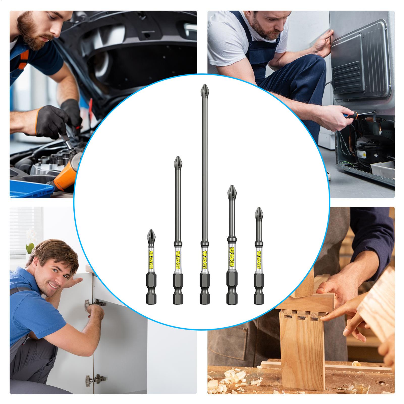 Zestaw bitów do wkrętarki 5-cz – Tools In The Workshop recenzja i cena