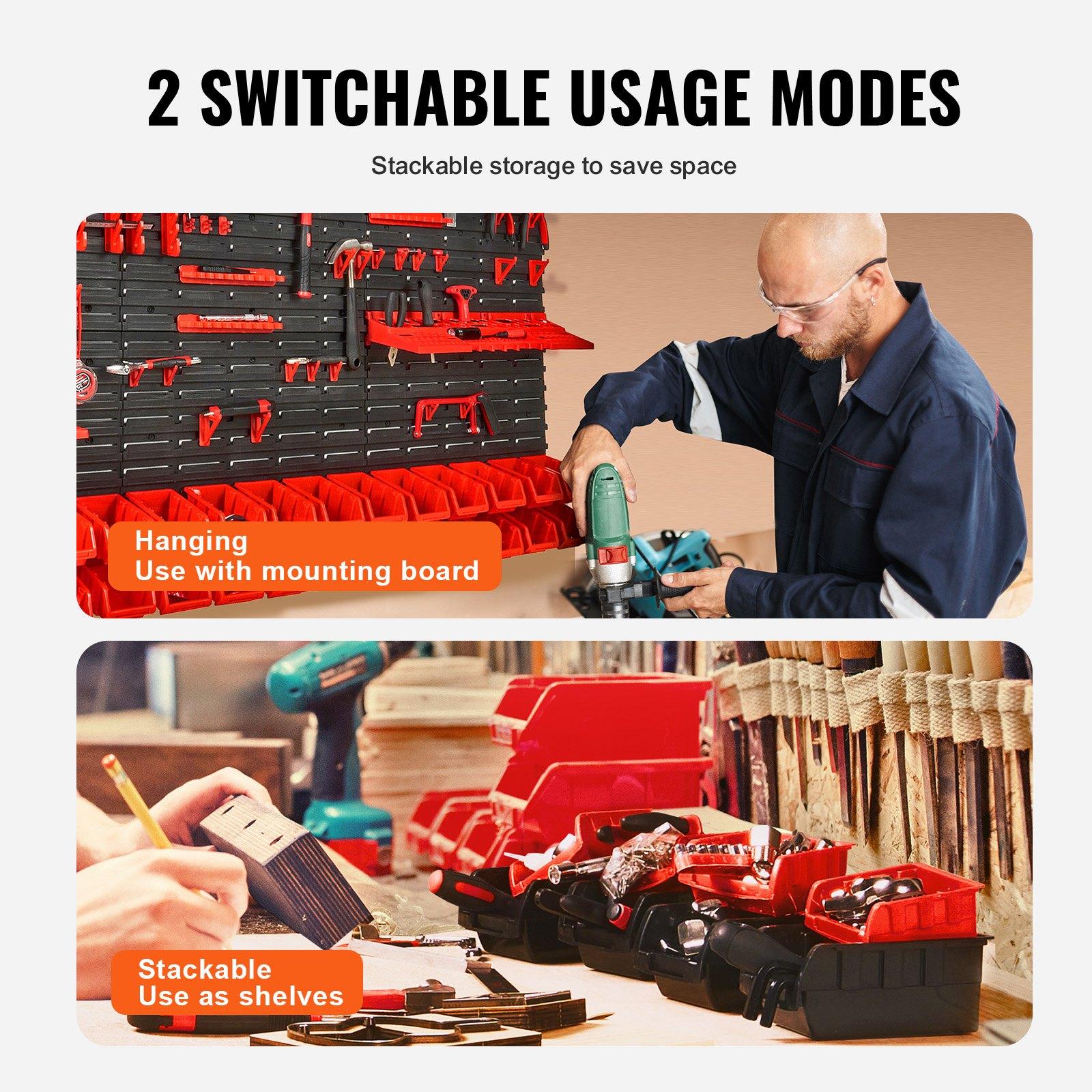 Półka ścienna z 30 przegródkam – Workshop Tools Wall recenzja i cena