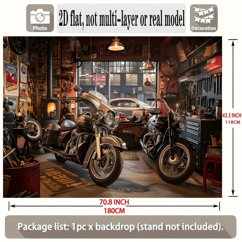 Gobelin Motocyklowy Klasyczne  – Workshop Tools Wall recenzja i cena