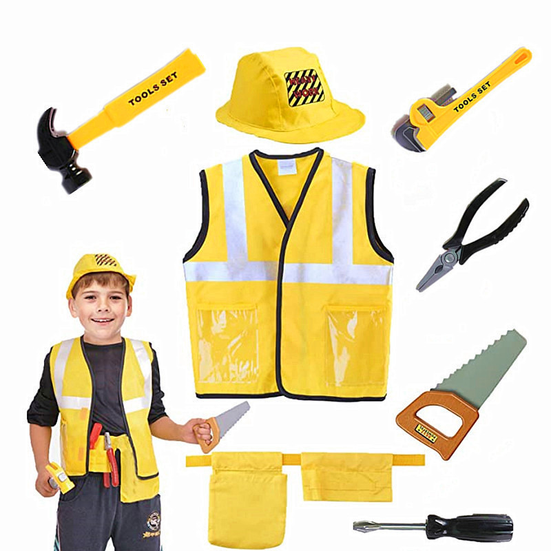 Kostium kamizelki budowniczej  – Tools Workshop Kids recenzja i cena